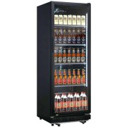 Getränkekühlschrank 230 Liter schwarz