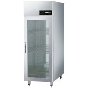 Edelstahlkühlschrank mit Glastür 700 Liter