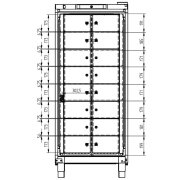 Gemeinschaftskühlschrank 16 Fächer