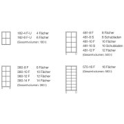 Gemeinschaftskühlschrank 16 Fächer