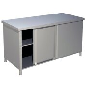 KBS Edelstahlschrank mit Schiebetüren