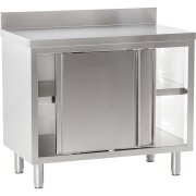 KBS Edelstahlschrank mit Schiebetüren