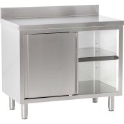 KBS Edelstahlschrank mit Schiebetüren