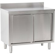 KBS Edelstahlschrank mit Schiebetüren
