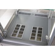 Kuchenvitrine Snelle 360 G lichtgrau