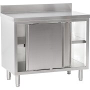 KBS Edelstahlschrank mit Schiebetüren