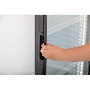 Getränkekühlschrank 372 Liter mit Werbetafel