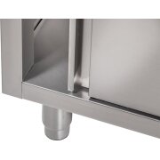 Spülschrank 160x70x85cm, 2 Becken rechts