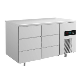 Kühltisch KT2DD - 6 Schubladen