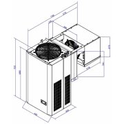 Aggregat SA-K6 für Kühlzellen bis 5 m³