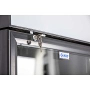 Glastürkühlschrank für Kisten