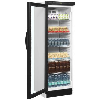 Glastürkühlschrank mit Türgriff rechts
