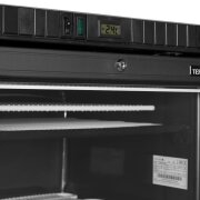 Display Tiefkühlschrank schwarz