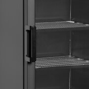 Display Tiefkühlschrank schwarz