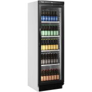 Glastürkühlschrank mit Türgriff rechts