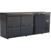 Backbar BB 204 mit vier Schubladen und einer Volltür
